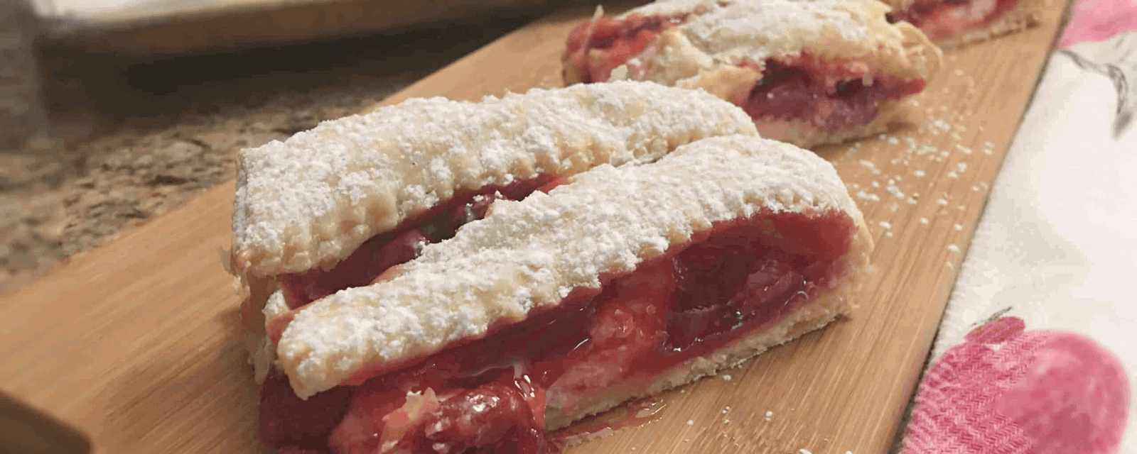 Quick Cherry Cream Cheese Strudel | Forked