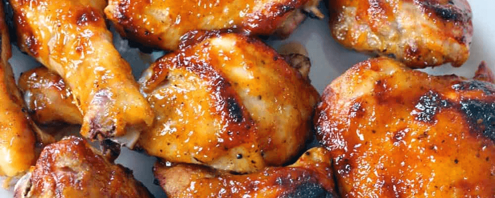 Two Ingredient Crispy Oven Baked Bbq Chicken Forked