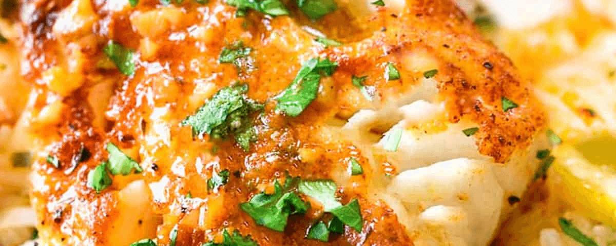 Butterflied Cod Filets Simple Garlic Butter Cod Fillets | Forked
