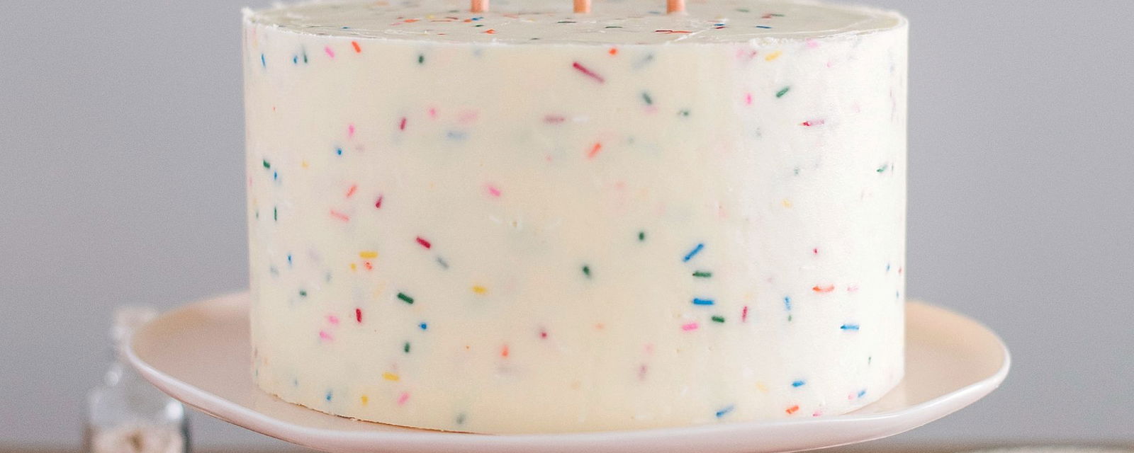 Confetti Birthday Cake Forked