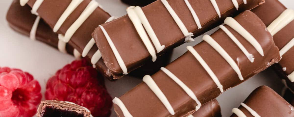 Chocolate Raspberry Sticks | Forked
