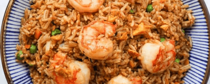 Easy Chinese Shrimp Fried Rice Forked