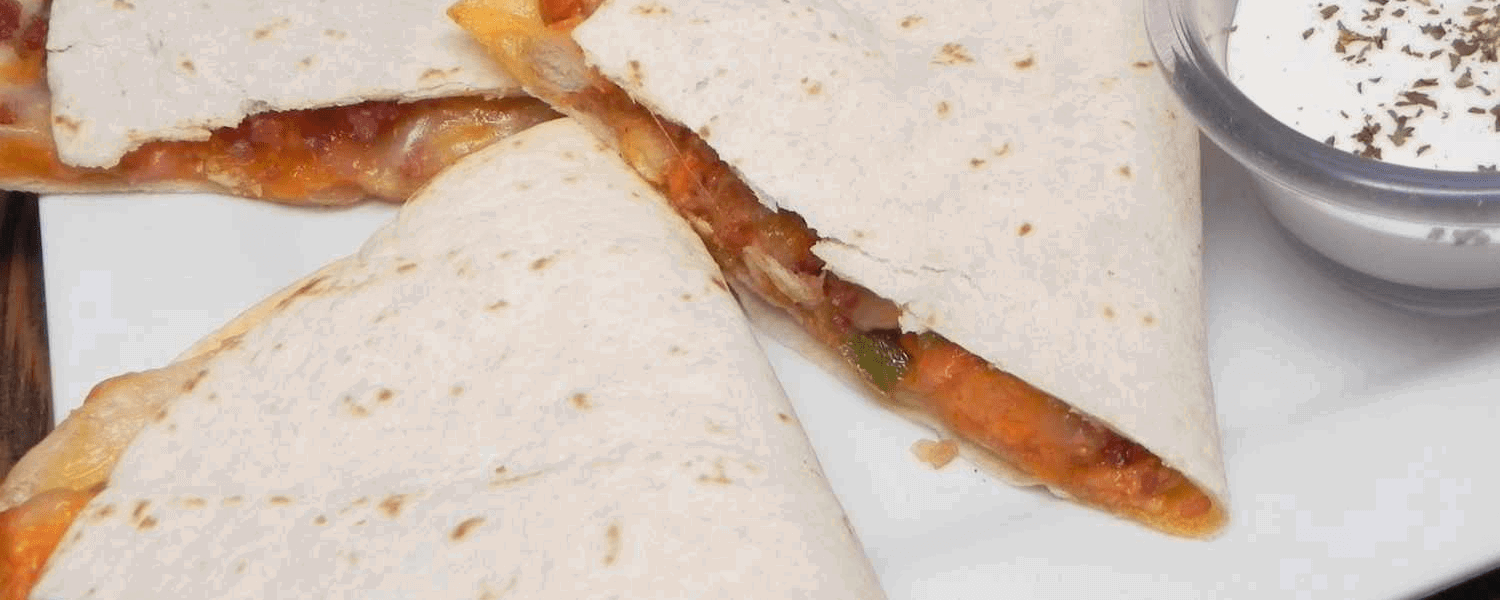 Chicken Quesadillas Forked